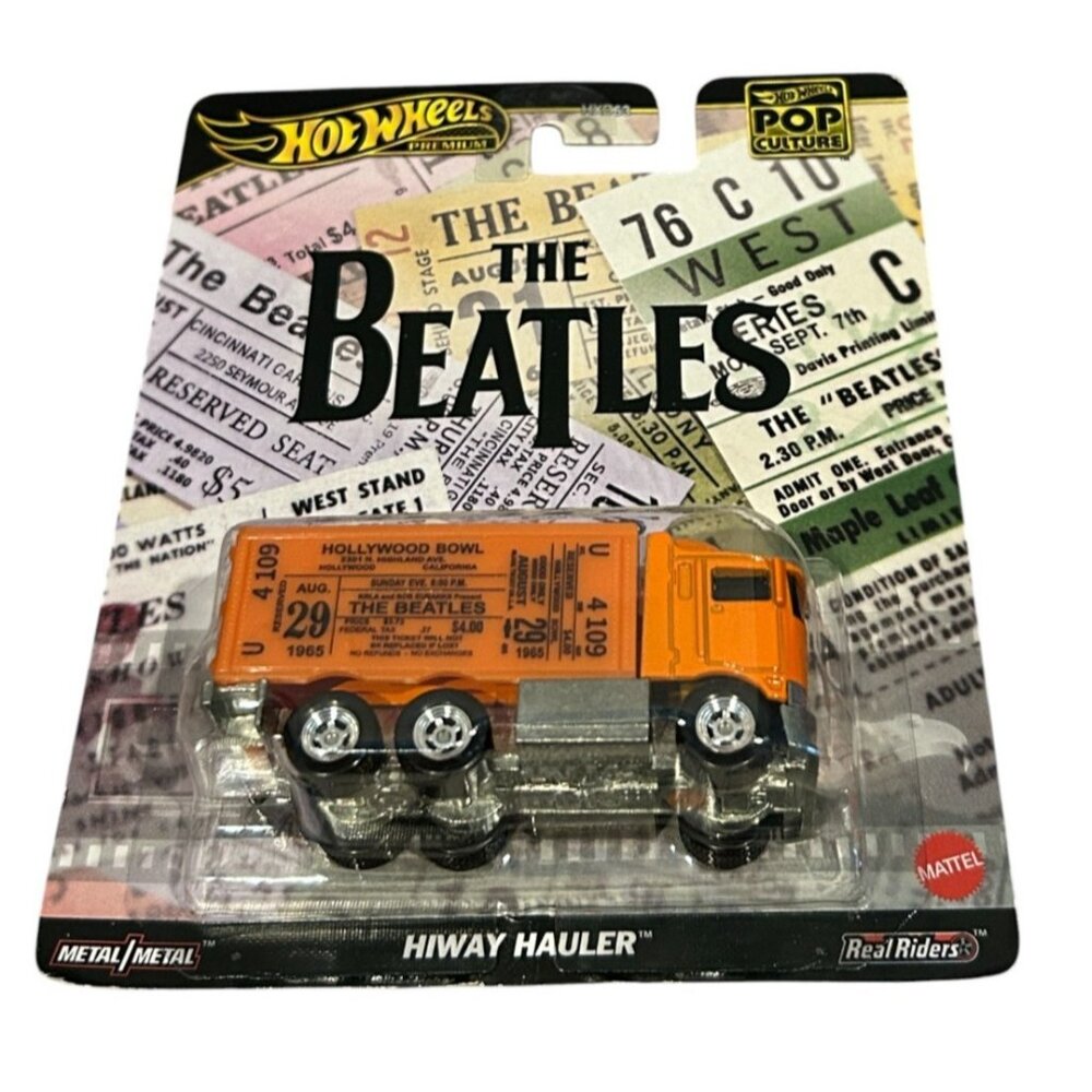 Hot Wheels BEATLES HI WAY HAULER Pop Culture Mattel Metal Car